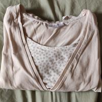camicia da notte gravidanza e allattamento 