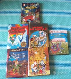 5 Geronimo Stilton (4 profumati + 1)+Gioco e libro