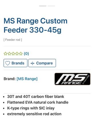 Canna da feeder 11 ft