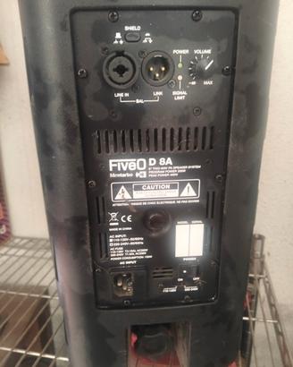 mixer più cassa amplificata 