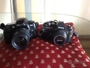Macchina fotografica nikon e konica