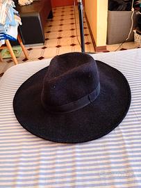 cappello Fedora blu notte