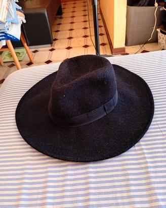 cappello Fedora blu notte