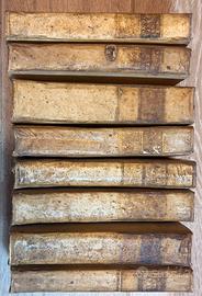 7 libri del ‘700 in piena pergamena