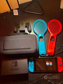 Nintendo switch+giochi e accessori completi