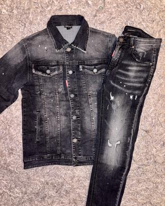 completo in jeans dsquared2