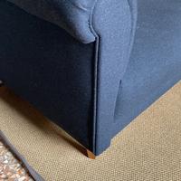 Divano DE PADOVA tessuto nero