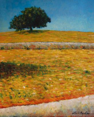 Dipinto olio\tela 40x50 pittore Antonio Napolino