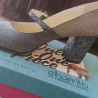 Ebarrito décolleté grigio/ tortora 