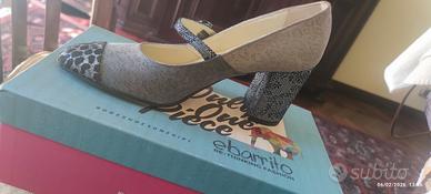 Ebarrito décolleté grigio/ tortora 