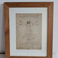 Quadro - stampa Fratelli Alinari uomo Vitruviano