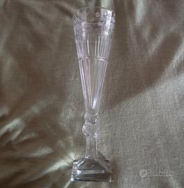 Flûte Champagne Cristallo Molato a Mano XIX Secolo