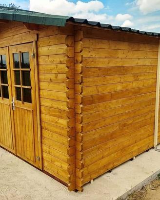 CASETTA DI LEGNO BREKKA 320x320x235h SPESS.34 mm