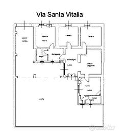 Appartamento al p.t. arredato con cortile