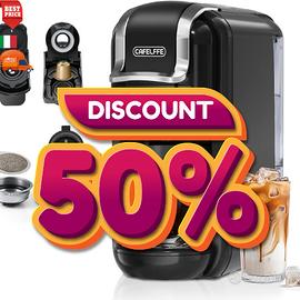 Macchina caffè a capsule 4-in-1