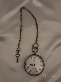  Waltham Pocket Watch (1883) Argento Sterling -