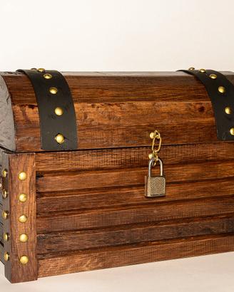 Forziere baule bauletto legno cassa porta gioielli