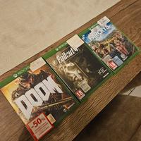 3 Giochi XBOX ONE doom far cry5  fallout 4