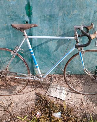 bicicletta da corsa d'epoca pezzi campagolo