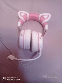 Cuffie gattino gaming per tutti indispositivi