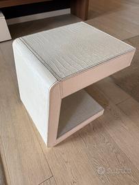 Set Rugiano: 2 comodini + 2 cuscini -Made in Italy