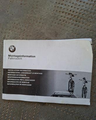 Porta biciclette ORIGINALE BMW semiautomatico