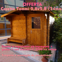 CASETTA TOMMI 2,8x2,8 (34mm)