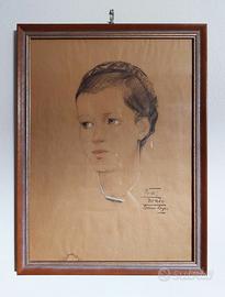 Rraffinato disegno/ritratto originale datato 1937