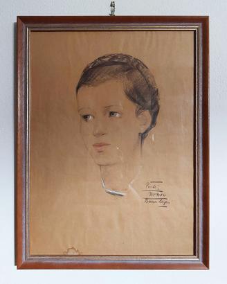 Rraffinato disegno/ritratto originale datato 1937