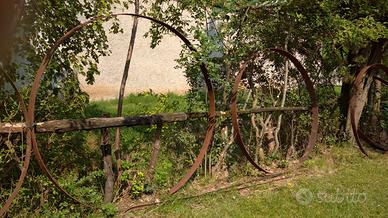 Cerchi in ferro  di vecchie botti