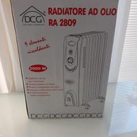 Radiatore ad olio trasportabile RA2809 DCG 2 kW