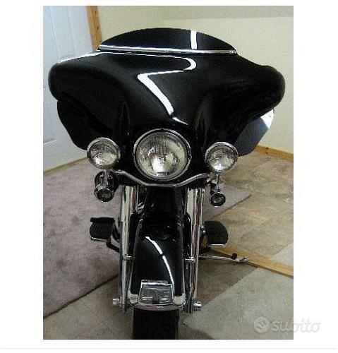 Parabrezza Moto Deflettore H-YEEU 16"x17" – Per Honda Shadow, Yamaha, Harley, Suzuki, Kawasaki Cruiser