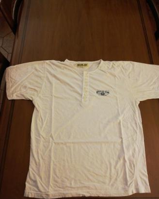 Maglietta t shirt replay bianca tg. m - l