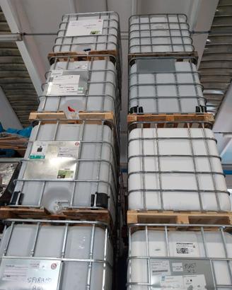 cisterne ibc 1000lt su bancale in legno