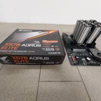 BUNDLE PC scheda madre - cpu - ram 32gb -SSD 500gb