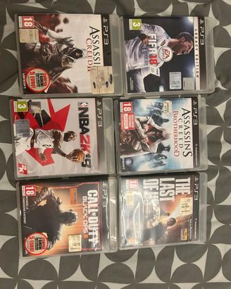 6 Giochi Originali PS3: the last of us, Cod, AC…
