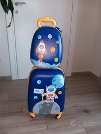 Valigia Trolley + Zainetto Bambino