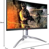 AGON Monitor 27 '' Curvo QHD 2560x1440, 144Hz, 1ms