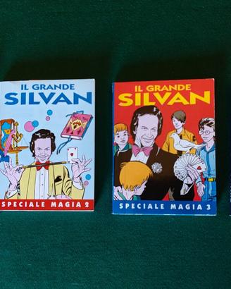 4 VOLUMETTI IL GRANDE SILVAN - inserti Topolino