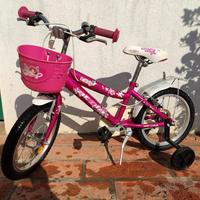 Bicicletta bimba Atala fucsia ruota 16"