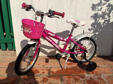 Bicicletta bimba Atala fucsia ruota 16"