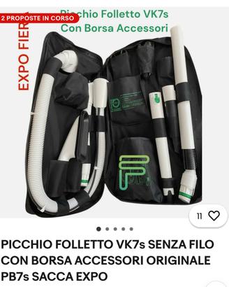 picchio vk7s completo di sacca accessori