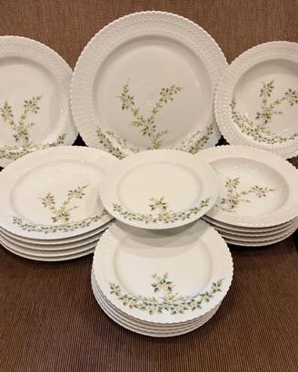Bel servizio di piatti 19 pezzi in ceramica