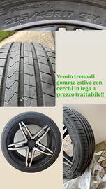 Set completo pronto da montare con Cerchi in Lega