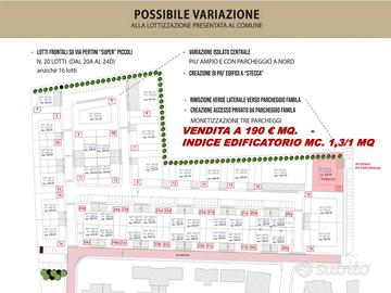 Appartamenti/Ville da edificare su prenotazione