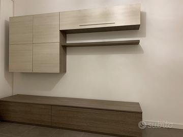 Mobile soggiorno moderno effetto legno