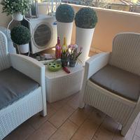 salotto da giardino esterno