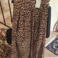 Pantaloni maculati a palazzo