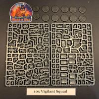 X10 Squadra Vigilante Imperial Agent Warhammer 40k