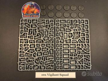 X10 Squadra Vigilante Imperial Agent Warhammer 40k